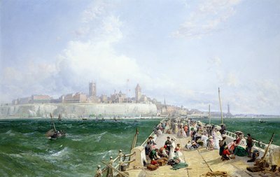 Vista de Margate desde el Muelle, 1868 de James Webb